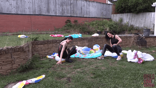 Tiana & Char - Inflatables are made for Popping (Wide Angle)